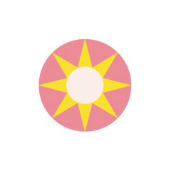 I-Contact Cosplay Halloween Contact Lenses Pink Star