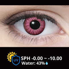 Cosplay Halloween Contact Lenses - Electro Lens PINK