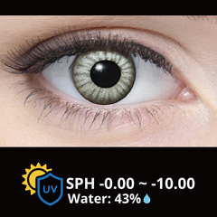 Cosplay Halloween Contact Lenses - Electro Lens WHITE