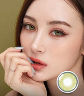Olens Nella 1Day Ash Olive Colored Contact Lenses (10p)