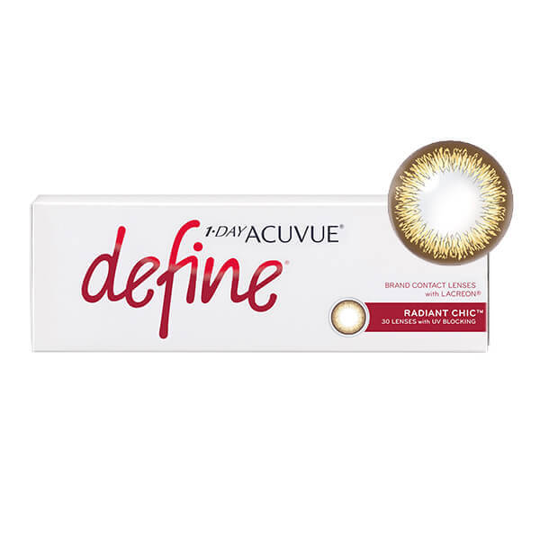 Acuvue Define 1 Day Radiant Chic Colored Contacts - Lens Diary UK