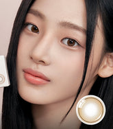 OLENS Shine Touch Milky Brown Monthly Contact Lenses (2 Pack)