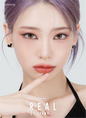 Lensrang 1-Month Real Brown (2 Pack)