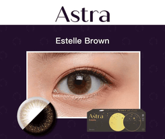 Clalen Astra Estelle Brown Daily Colored Contact Lenses (30p) - Lens Diary UK