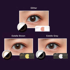 Clalen Astra Estelle Brown Daily Colored Contact Lenses (30p) - Lens Diary UK