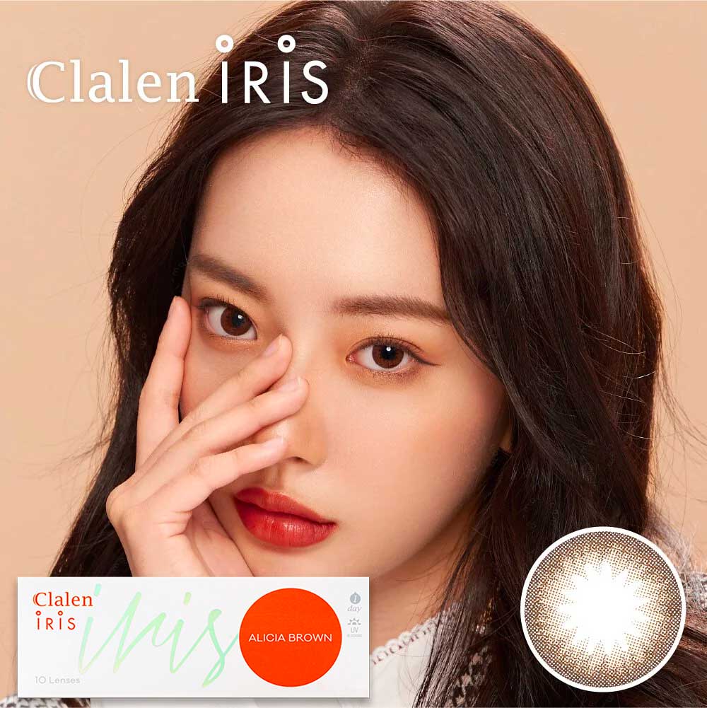 Clalen Iris 1 Day Alicia Brown Daily Colored Contact Lenses (30p) - Lens Diary UK
