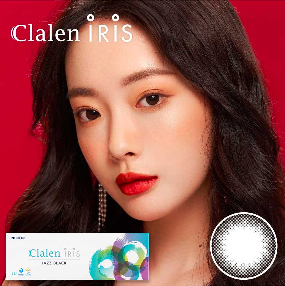 Clalen Iris 1 Day Jazz Black Daily Colored Contact Lenses (30p) - Lens Diary UK