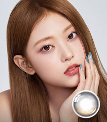 Olens Glowy Black Monthly Circle Lenses (2p)