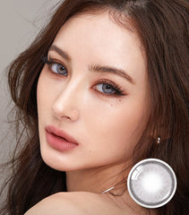 Olens Nella 1Day Ash Gray Colored Contact Lenses (10p)