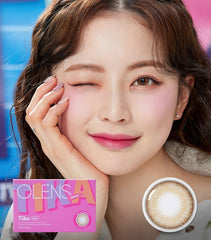 Olens Tika 3con Brown Monthly Contact Lenses