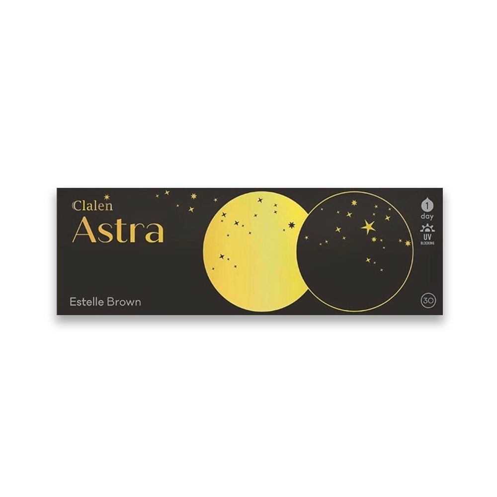 Clalen Astra Estelle Brown Daily Colored Contact Lenses (30p) - Lens Diary UK