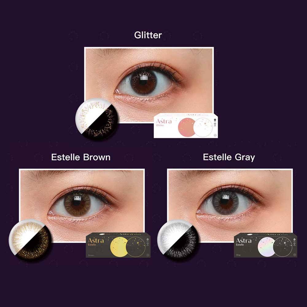 Clalen Astra Estelle Gray Daily Colored Contact Lenses (30p) - Lens Diary UK