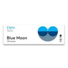 Clalen Iris 1 Day Blue Moon Daily Colored Contact Lenses (30p) - Lens Diary UK