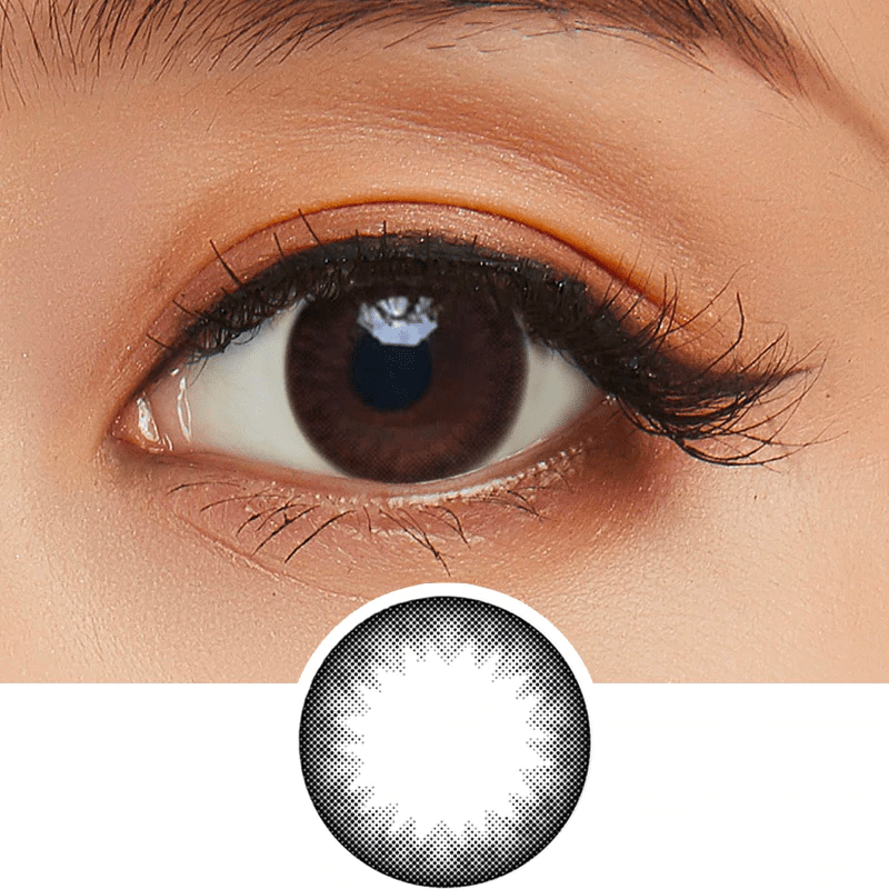 Clalen Iris 1 Day Jazz Black Daily Colored Contact Lenses (30p) - Lens Diary UK