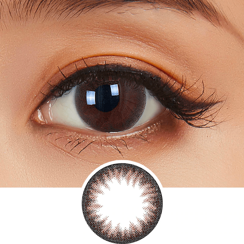 Clalen Iris 1 Day Rhapsody Choco Daily Colored Contact Lenses (30p) - Lens Diary UK
