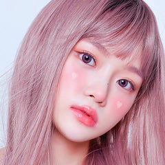 Lenstown Hotto Strawberry Gray Cosmetic Color Lenses (2p)