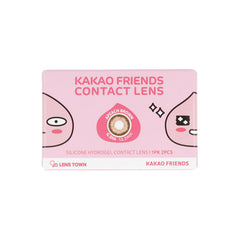 Lenstown Monthly Color Contact Lenses KakaoFriends Apeach Brown (2p)