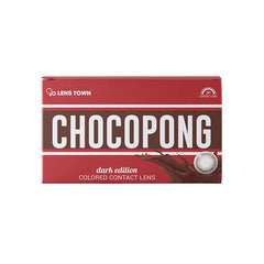 Lenstown Chocopong Dark Choco Color Contacts Monthly (2p)